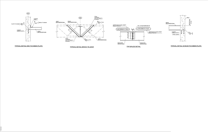 Structural Steel Detailing Drawing 06